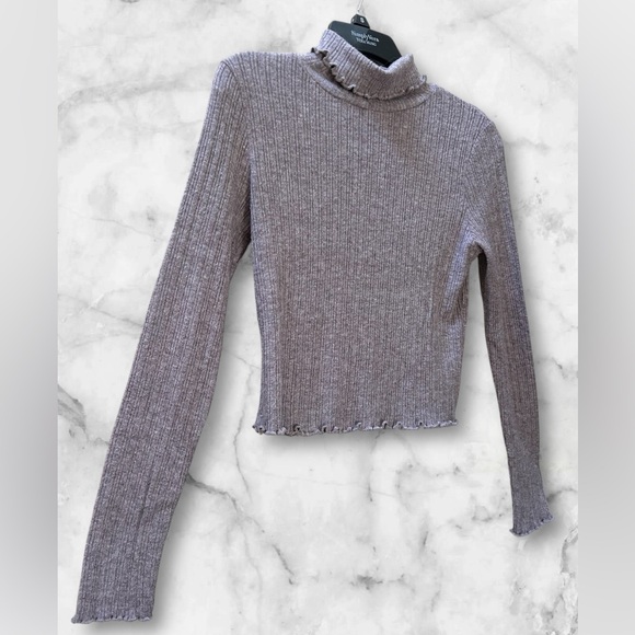 Madewell Cropped Turtleneck Size S - Picture 4 of 13